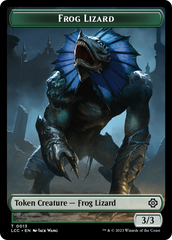 Frog Lizard // Merfolk (0003) Double-Sided Token [The Lost Caverns of Ixalan Commander Tokens] | Jomio and Rueliete's Cards and Comics