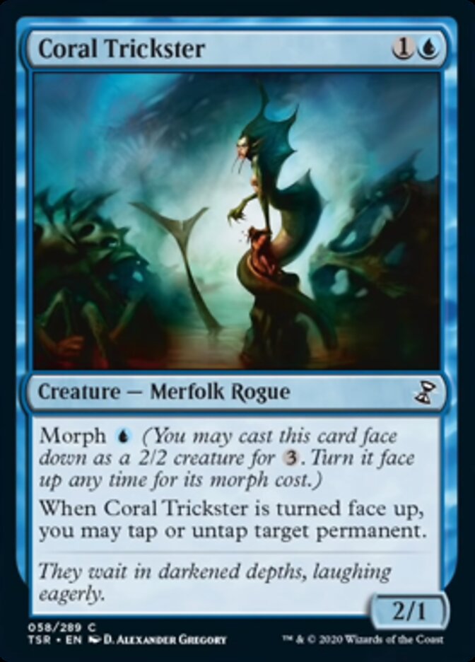 Coral Trickster [Time Spiral Remastered] | Jomio and Rueliete's Cards and Comics