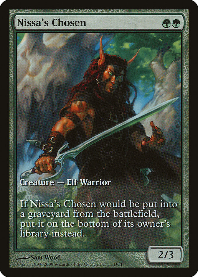 Nissa's Chosen (Game Day) (Extended Art) [Zendikar Promos] | Jomio and Rueliete's Cards and Comics
