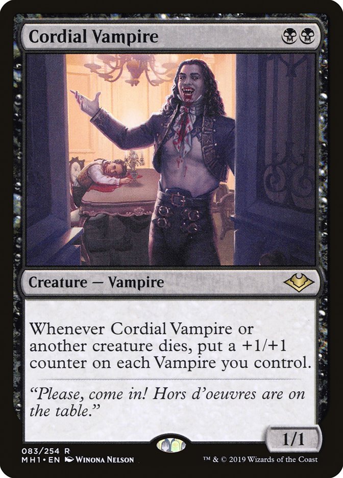Cordial Vampire [Modern Horizons] | Jomio and Rueliete's Cards and Comics