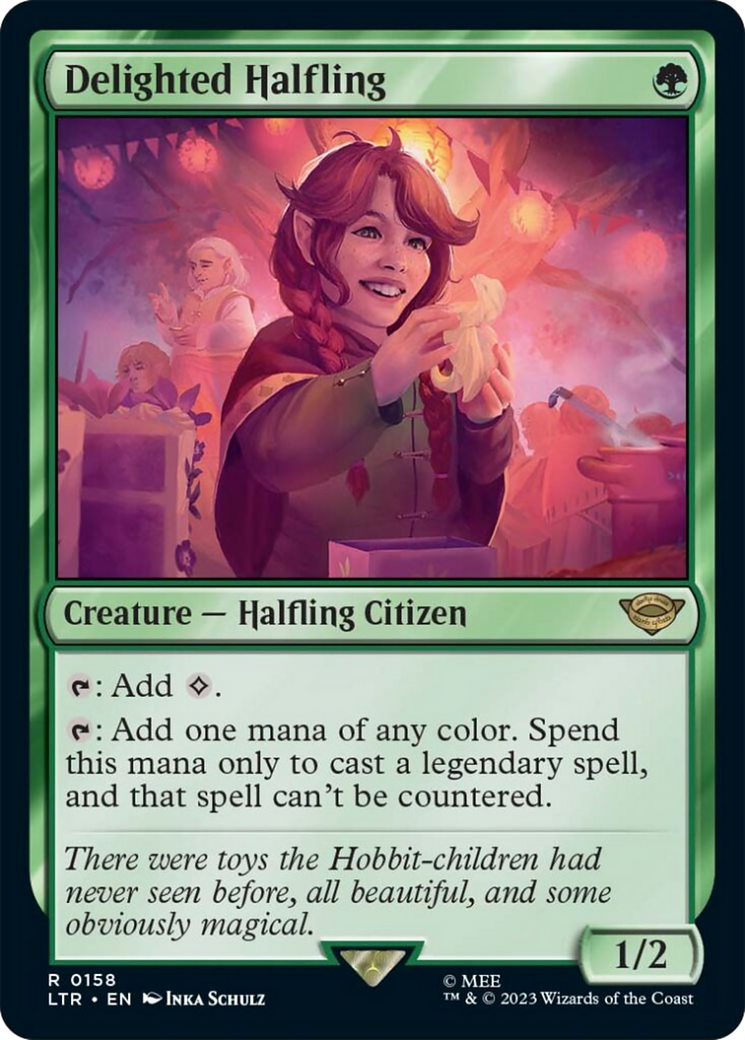 Delighted Halfling [The Lord of the Rings: Tales of Middle-Earth] | Jomio and Rueliete's Cards and Comics