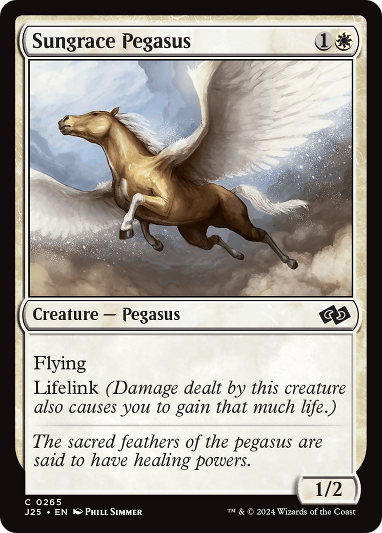 Sungrace Pegasus [Foundations Jumpstart] | Jomio and Rueliete's Cards and Comics