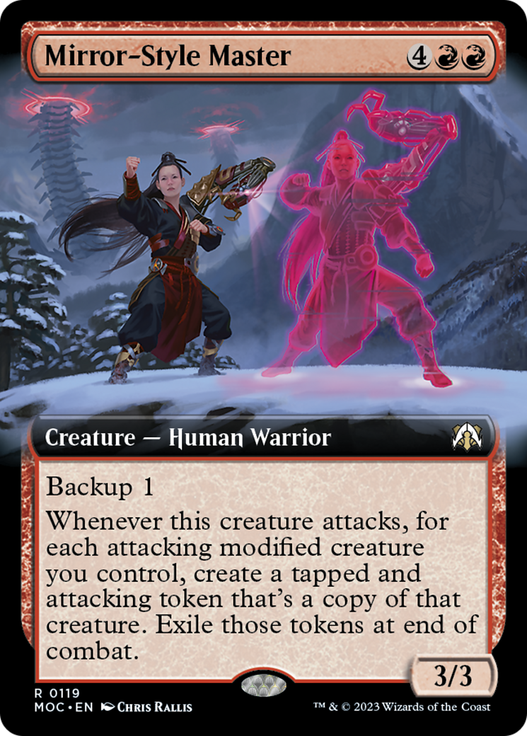 Mirror-Style Master (Extended Art) [March of the Machine Commander] | Jomio and Rueliete's Cards and Comics