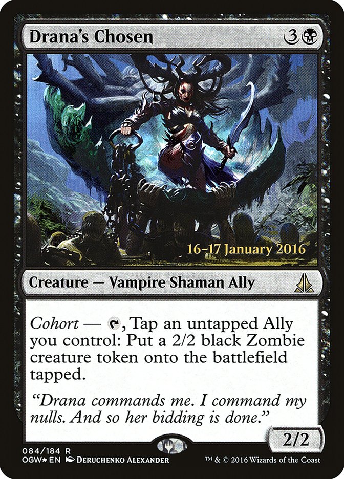 Drana's Chosen [Oath of the Gatewatch Prerelease Promos] | Jomio and Rueliete's Cards and Comics