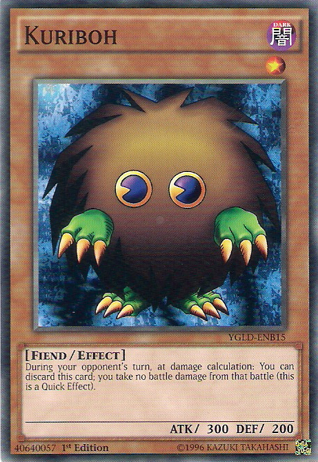 Kuriboh [YGLD-ENB15] Common | Jomio and Rueliete's Cards and Comics