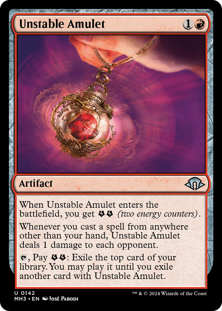 Unstable Amulet [Modern Horizons 3] | Jomio and Rueliete's Cards and Comics