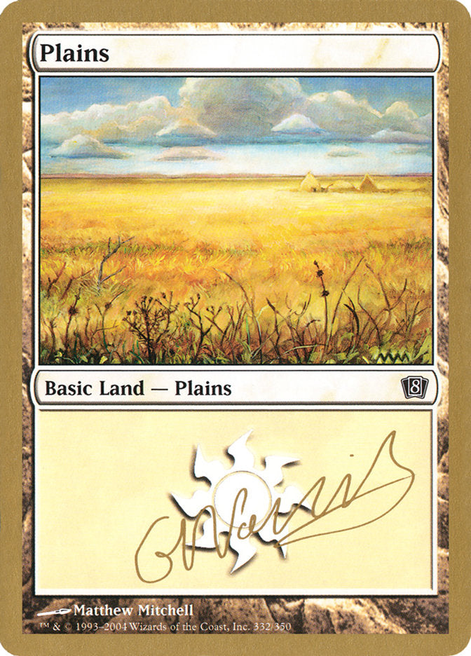 Plains (gn332) (Gabriel Nassif) [World Championship Decks 2004] | Jomio and Rueliete's Cards and Comics