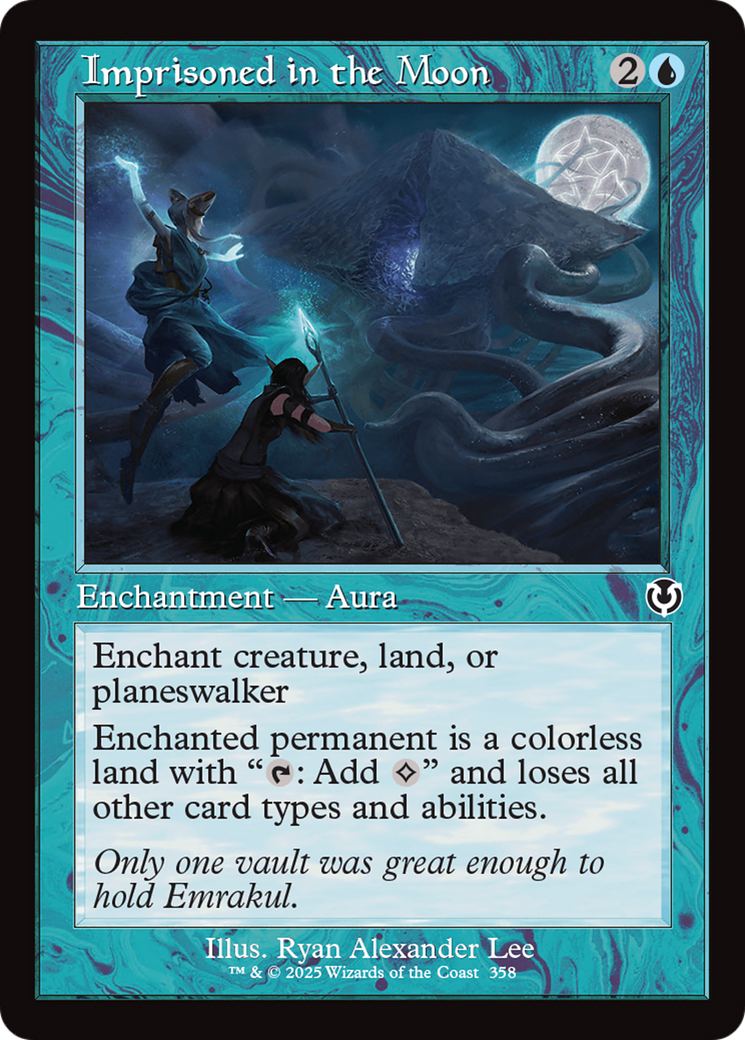 Imprisoned in the Moon (Retro Frame) [Innistrad Remastered] | Jomio and Rueliete's Cards and Comics