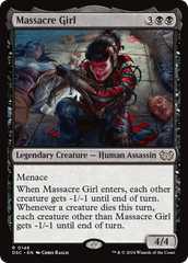 Massacre Girl [Duskmourn: House of Horror Commander] | Jomio and Rueliete's Cards and Comics