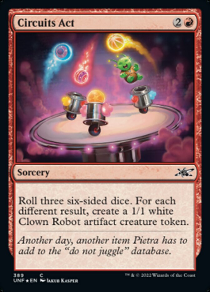 Circuits Act (Galaxy Foil) [Unfinity] | Jomio and Rueliete's Cards and Comics