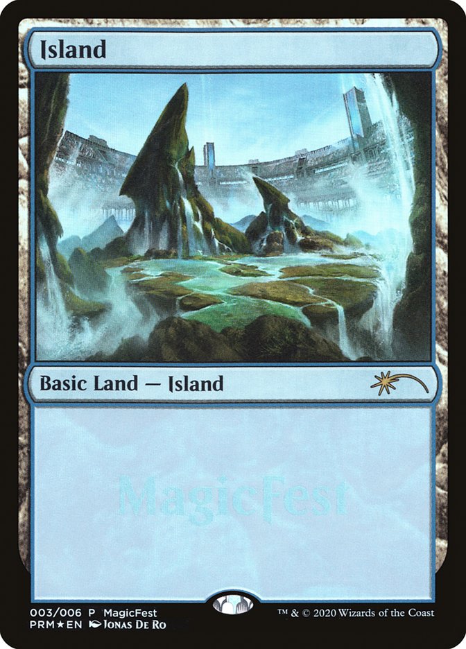 Island (3) [MagicFest 2020] | Jomio and Rueliete's Cards and Comics