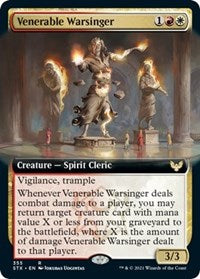 Venerable Warsinger (Extended Art) [Strixhaven: School of Mages] | Jomio and Rueliete's Cards and Comics