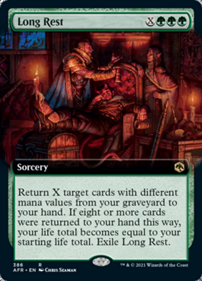 Long Rest (Extended Art) [Dungeons & Dragons: Adventures in the Forgotten Realms] | Jomio and Rueliete's Cards and Comics