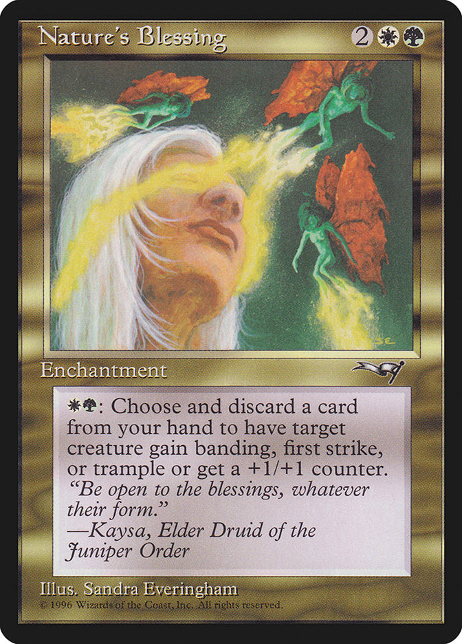 Nature's Blessing [Alliances] | Jomio and Rueliete's Cards and Comics