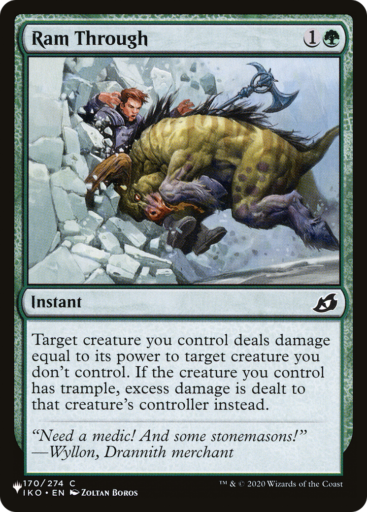 Ram Through [The List] | Jomio and Rueliete's Cards and Comics