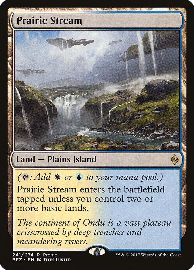 Prairie Stream (Promo) [Standard Showdown Promos] | Jomio and Rueliete's Cards and Comics