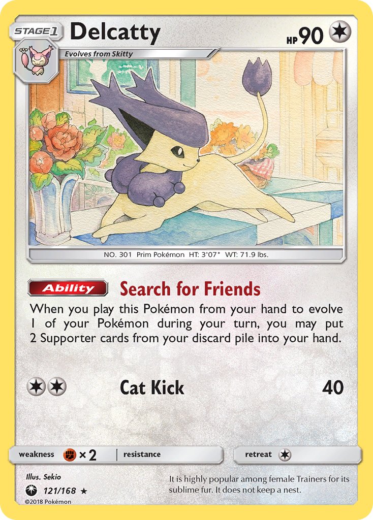 Delcatty (121/168) (Theme Deck Exclusive) [Sun & Moon: Celestial Storm] | Jomio and Rueliete's Cards and Comics