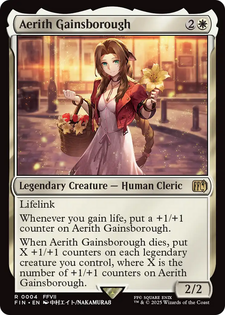 Aerith Gainsborough [FINAL FANTASY] | Jomio and Rueliete's Cards and Comics