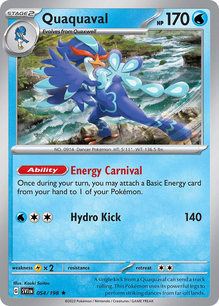 Quaquaval (054/198) (Theme Deck Exclusive) [Scarlet & Violet: Base Set] | Jomio and Rueliete's Cards and Comics