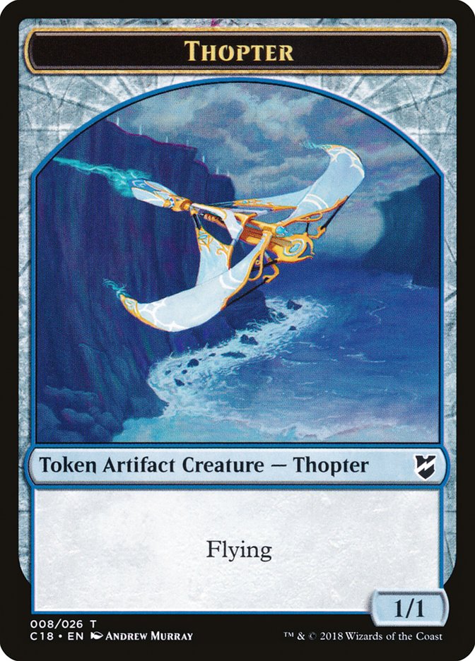 Thopter Token (008/026) [Commander 2018 Tokens] | Jomio and Rueliete's Cards and Comics