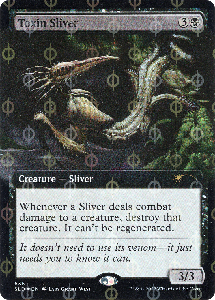 Toxin Sliver (Extended Art) (Step-and-Compleat Foil) [Secret Lair Drop Promos] | Jomio and Rueliete's Cards and Comics