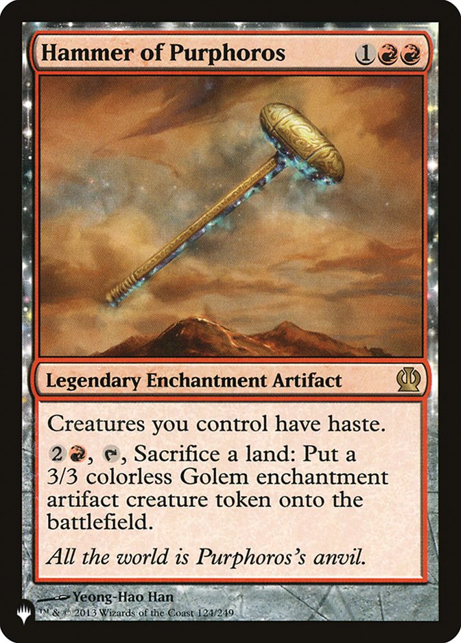 Hammer of Purphoros [The List] | Jomio and Rueliete's Cards and Comics