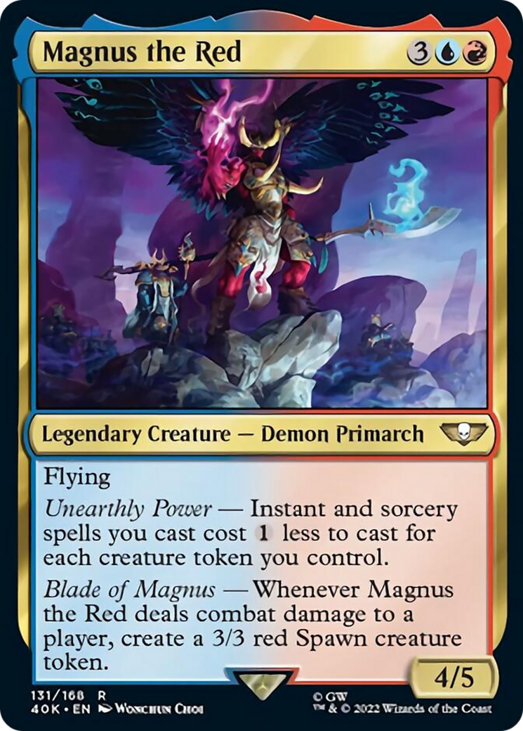 Magnus the Red [Warhammer 40,000] | Jomio and Rueliete's Cards and Comics