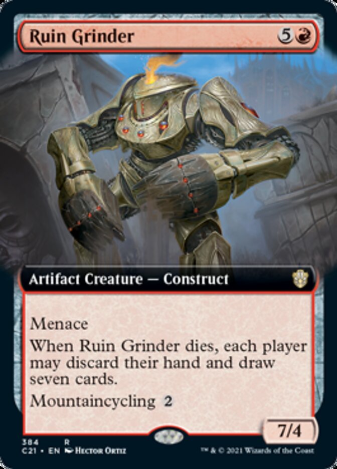 Ruin Grinder (Extended Art) [Commander 2021] | Jomio and Rueliete's Cards and Comics