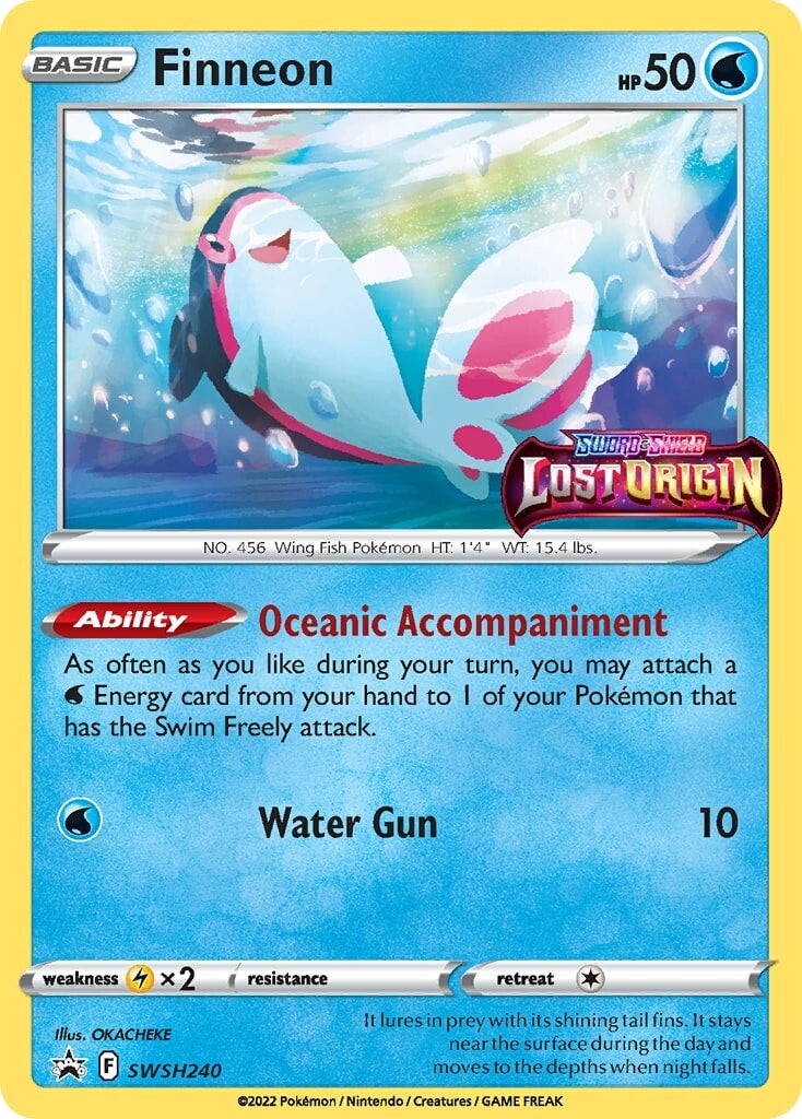 Finneon (SWSH240) [Sword & Shield: Black Star Promos] | Jomio and Rueliete's Cards and Comics