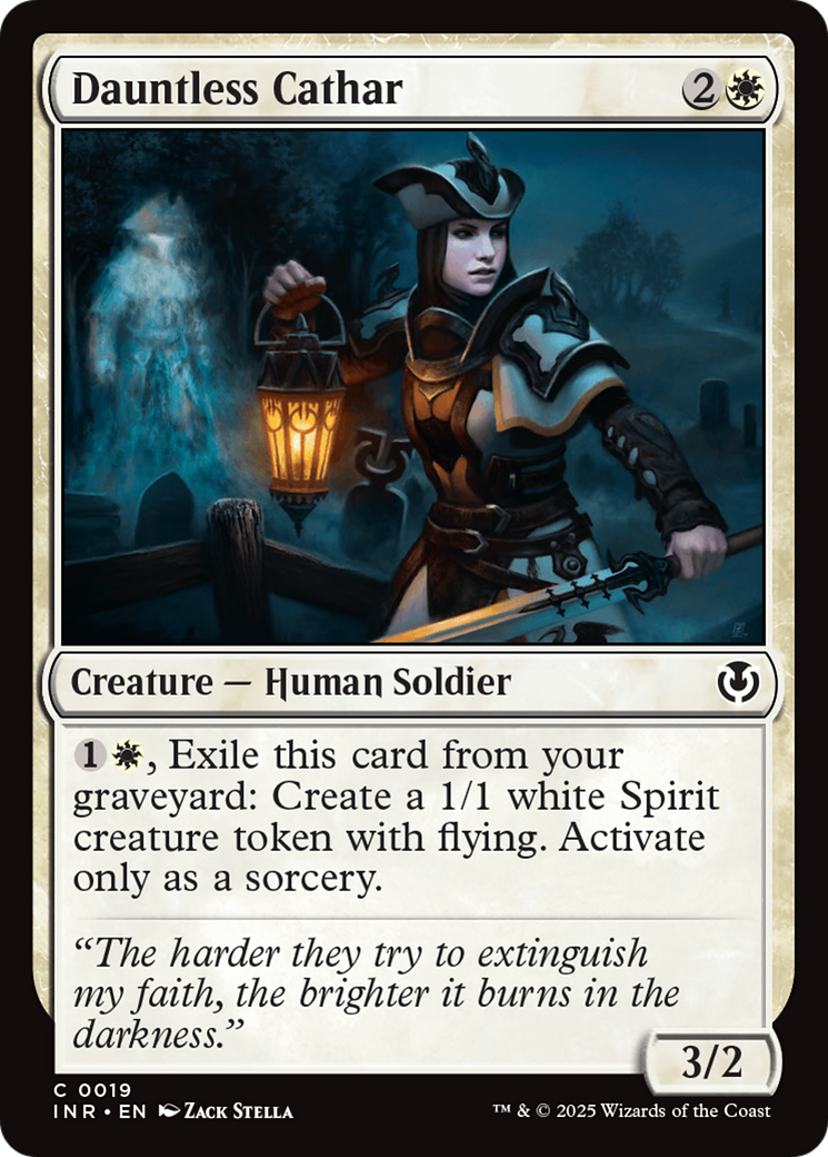 Dauntless Cathar [Innistrad Remastered] | Jomio and Rueliete's Cards and Comics