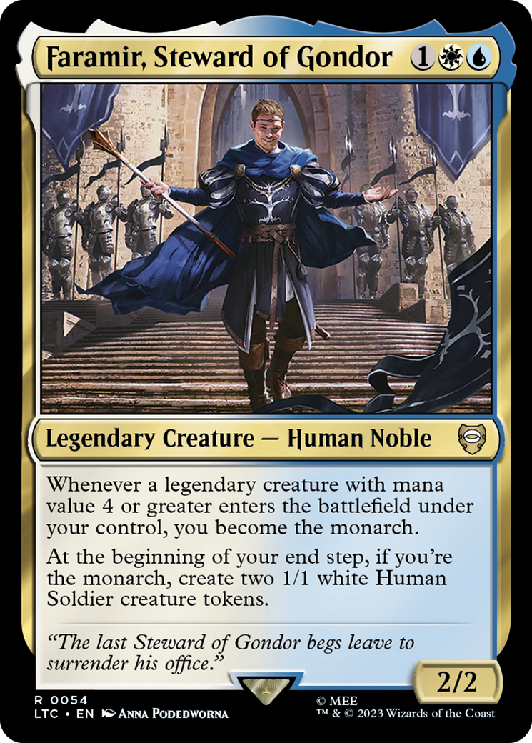 Faramir, Steward of Gondor [The Lord of the Rings: Tales of Middle-Earth Commander] | Jomio and Rueliete's Cards and Comics