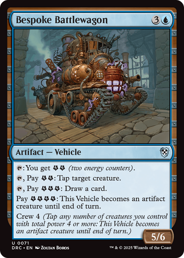 Bespoke Battlewagon [Aetherdrift Commander] | Jomio and Rueliete's Cards and Comics