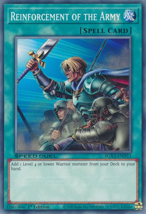 Reinforcement of the Army [SGX3-END11] Common | Jomio and Rueliete's Cards and Comics