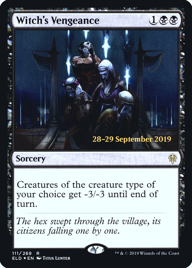 Witch's Vengeance [Throne of Eldraine Prerelease Promos] | Jomio and Rueliete's Cards and Comics