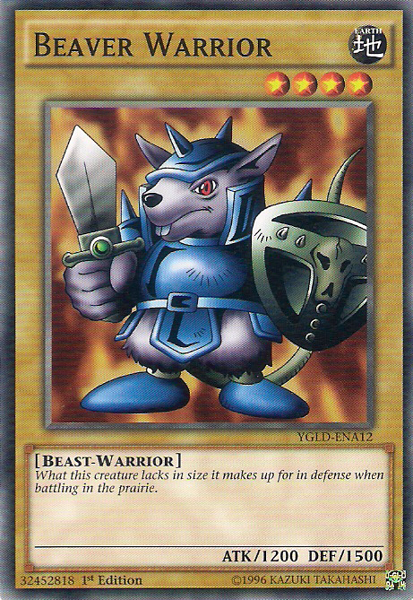 Beaver Warrior [YGLD-ENA12] Common | Jomio and Rueliete's Cards and Comics
