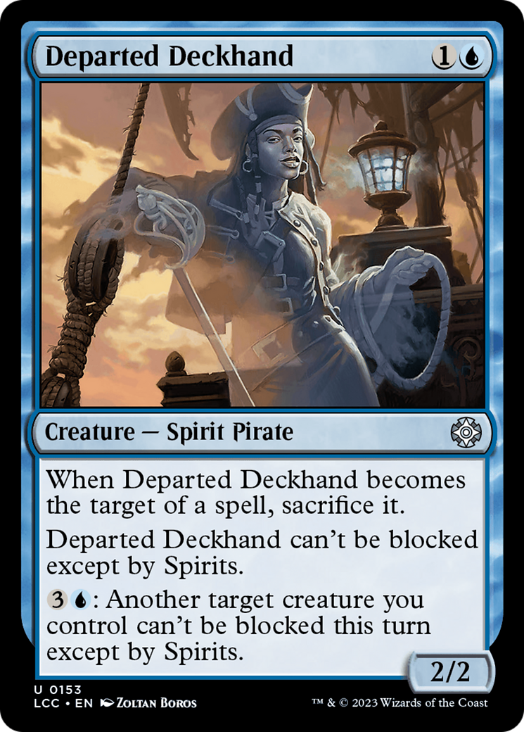 Departed Deckhand [The Lost Caverns of Ixalan Commander] | Jomio and Rueliete's Cards and Comics