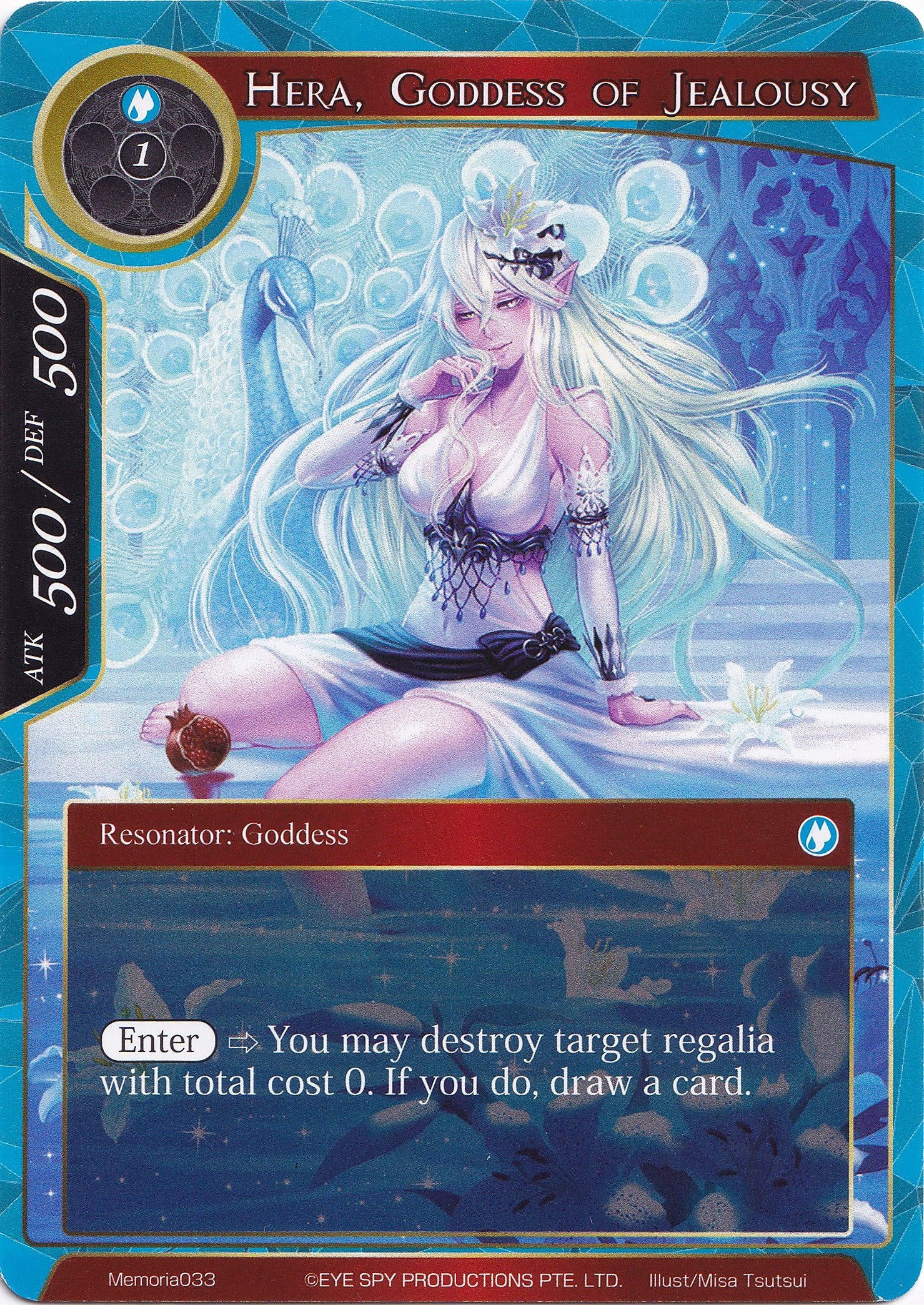 Hera, Goddess of Jealousy (Memoria033) [Alice Origin Memoria Cards] | Jomio and Rueliete's Cards and Comics