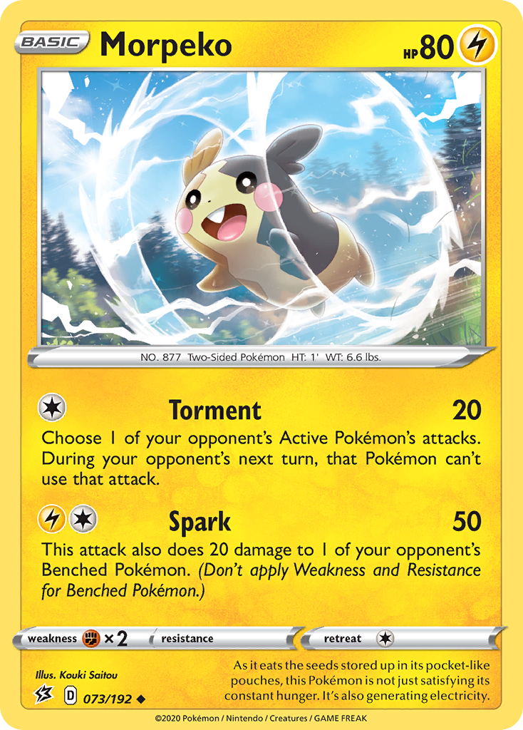 Morpeko (073/192) [Sword & Shield: Rebel Clash] | Jomio and Rueliete's Cards and Comics