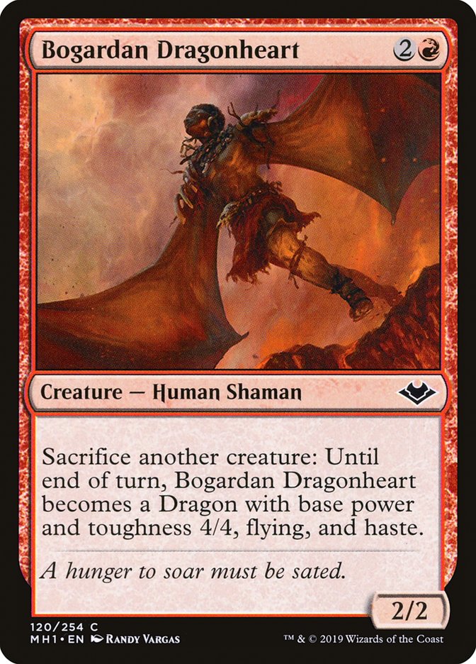Bogardan Dragonheart [Modern Horizons] | Jomio and Rueliete's Cards and Comics