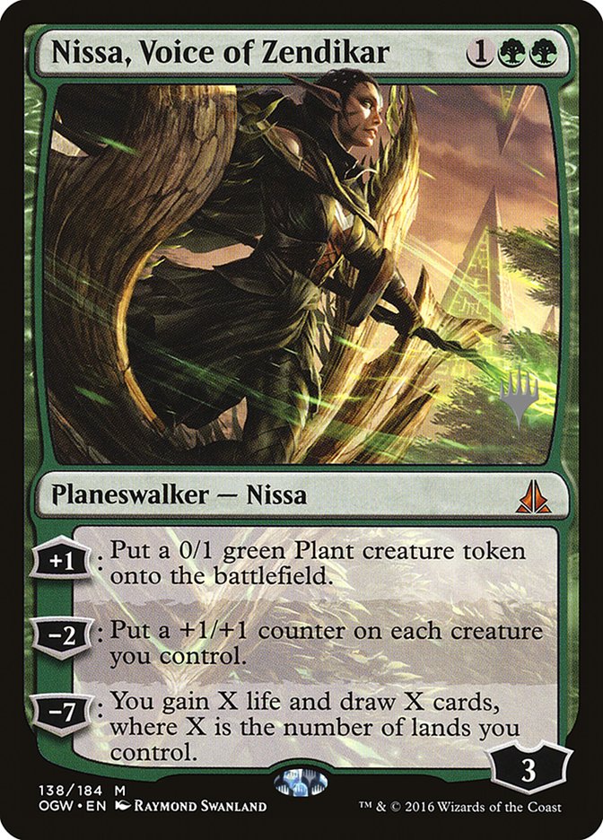 Nissa, Voice of Zendikar (Promo Pack) [Oath of the Gatewatch Promos] | Jomio and Rueliete's Cards and Comics