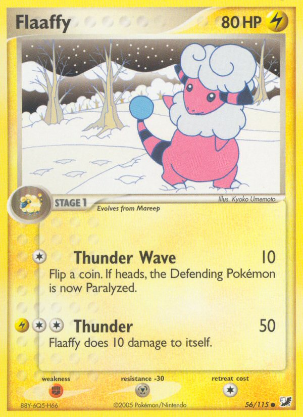 Flaaffy (56/115) [EX: Unseen Forces] | Jomio and Rueliete's Cards and Comics