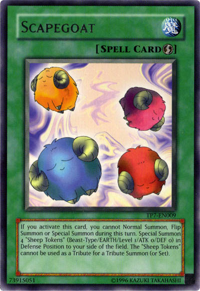 Scapegoat [TP7-EN009] Rare | Jomio and Rueliete's Cards and Comics