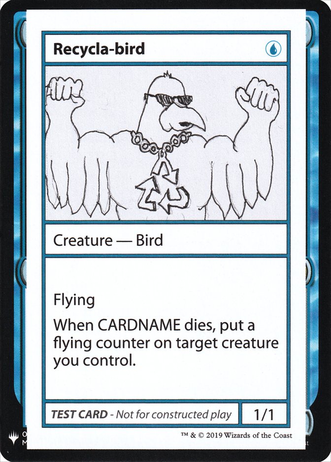 Recycla-bird [Mystery Booster Playtest Cards] | Jomio and Rueliete's Cards and Comics