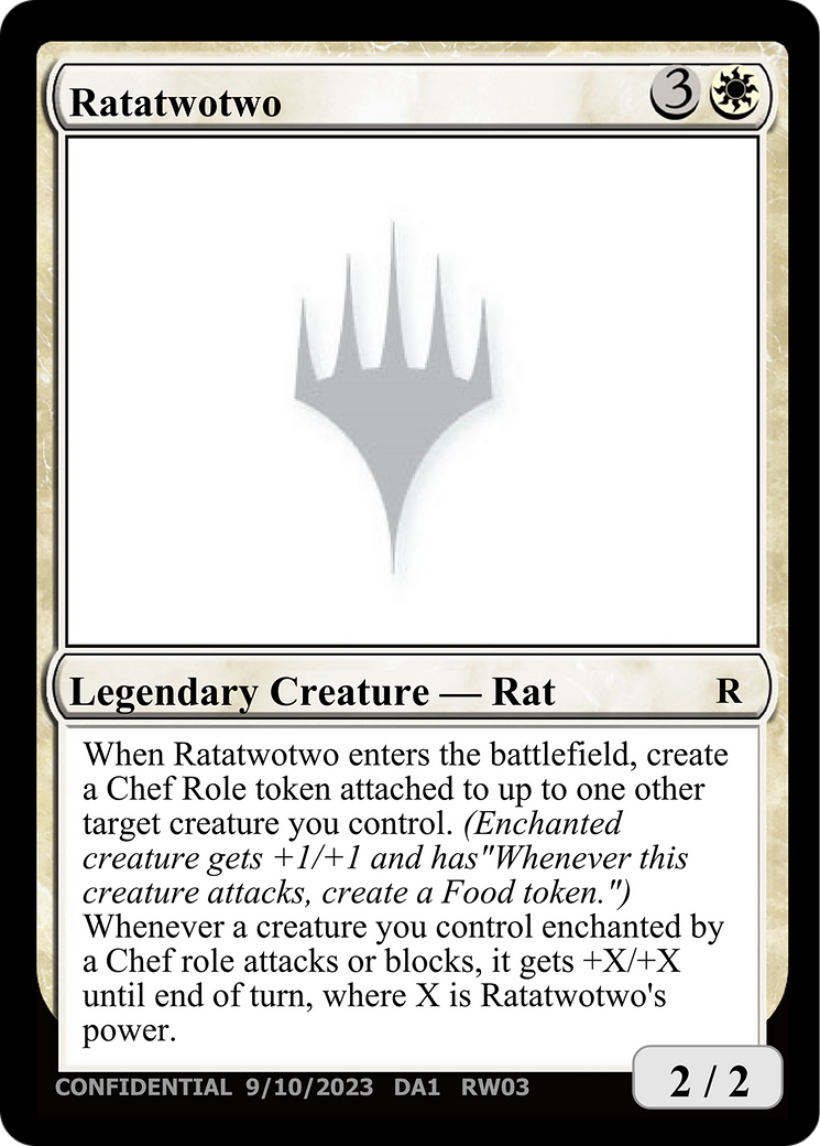 Ratatwotwo [Unknown Event] | Jomio and Rueliete's Cards and Comics