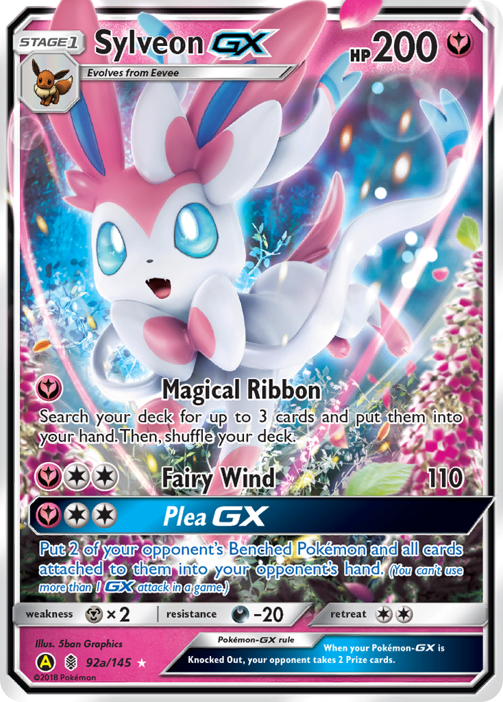 Sylveon GX (92a/145) [Alternate Art Promos] | Jomio and Rueliete's Cards and Comics