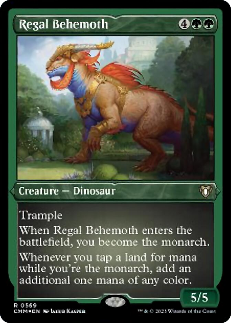 Regal Behemoth (Foil Etched) [Commander Masters] | Jomio and Rueliete's Cards and Comics
