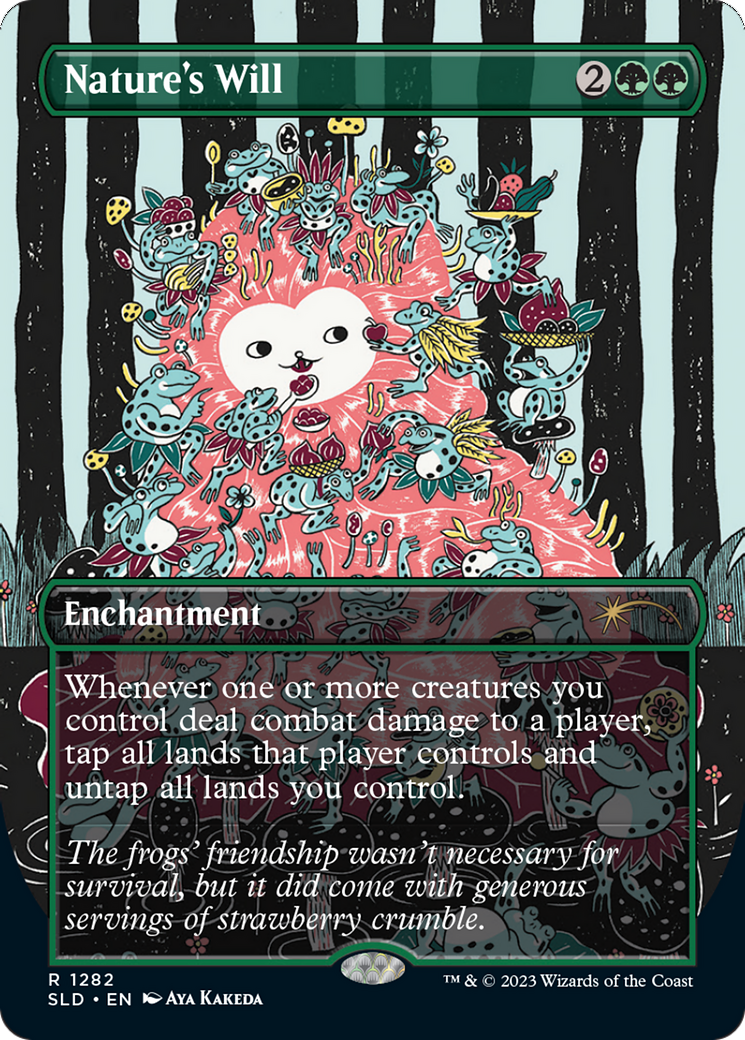 Nature's Will (Borderless) [Secret Lair Drop Series] | Jomio and Rueliete's Cards and Comics