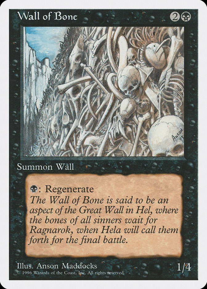Wall of Bone [Introductory Two-Player Set] | Jomio and Rueliete's Cards and Comics