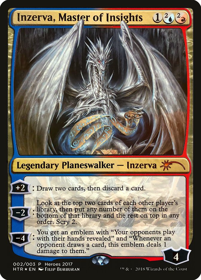 Inzerva, Master of Insights [Heroes of the Realm] | Jomio and Rueliete's Cards and Comics