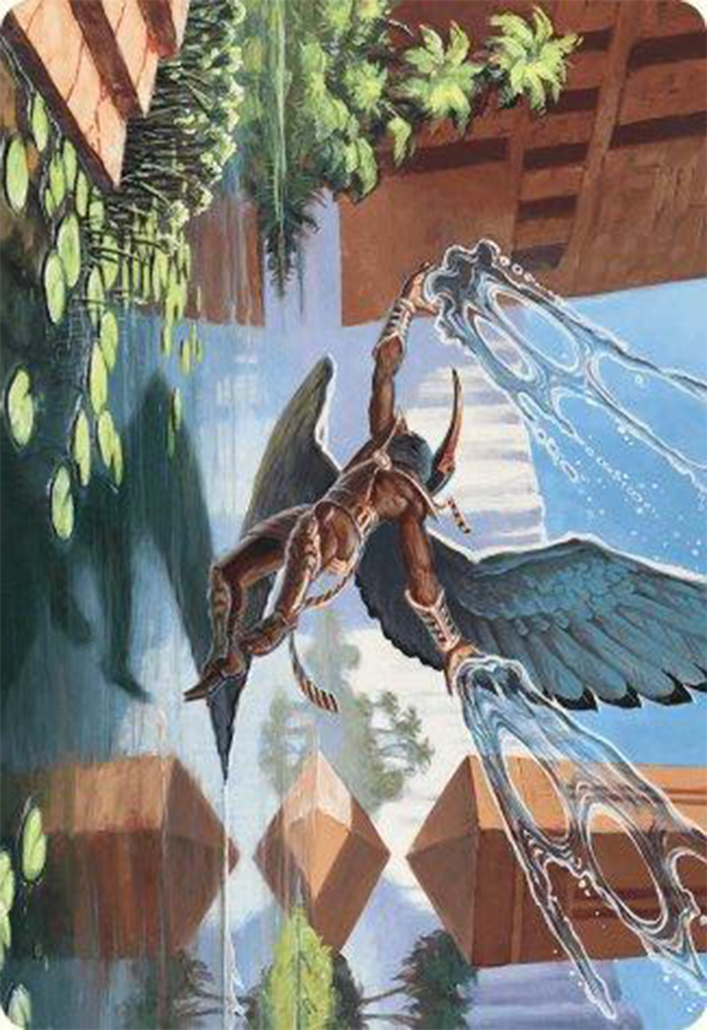 Nadu, Winged Wisdom Art Card [Modern Horizons 3 Art Series] | Jomio and Rueliete's Cards and Comics